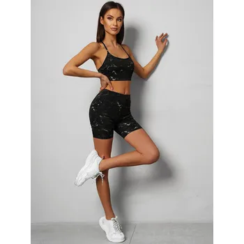 Ozonee Dvoudílná sportovní souprava Crater černá L