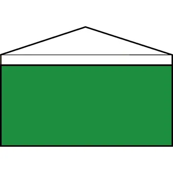 Zahradní stan boční stěna k nůžkovému stanu 6 m plná - různé barvy - zelená