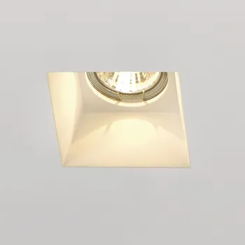 SLV 148071 Plastra downlight, vestavěné sádrové svítidlo, 1x35W GU10 rozměr 13x13cm