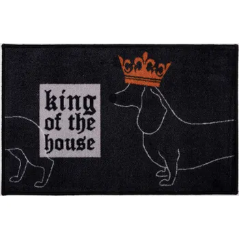 Dekorativní polštářek Kusový koberec - kobereček DOG III. černá 40x60 cm Multidecor