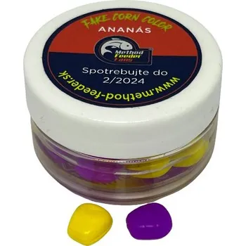 Boilies Face Corn Color Method Feeder Fans 25ml Varianta: Fake Corn Color Ananas 14ks 25ml