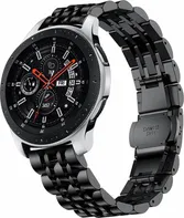 4wrist Ocelový tah pro Samsung Galaxy Watch 22 mm černý