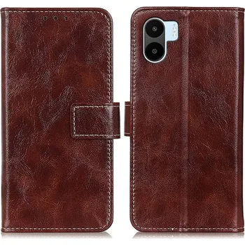 Pouzdro na tablet VSECHNONAMOBIL 50306 RETRO Peněženkový obal Xiaomi Redmi A1 / Redmi A2 hnědý