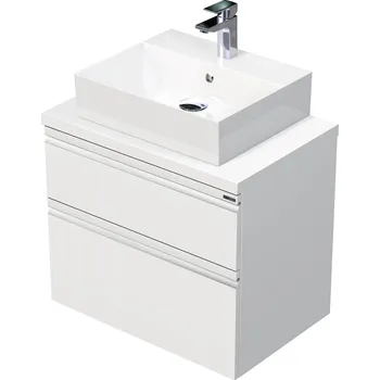 Koupelnový nábytek Intedoor koupelnová skříňka s umyvadlem na desku Brave š.700 mm, 2 zásuvky BR DESK 70 2Z Varianta: A0016 Bílá LESK + doprava zdarma + při platbě převodem sleva
