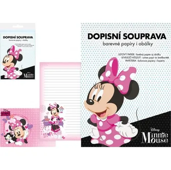 DOPISNÍ PAPÍR BAREVNÝ LUX 5+10 MINNIE 2020