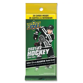 Sběratelská karetní hra 2021-22 Upper Deck Series 2 Hockey FAT Balíček