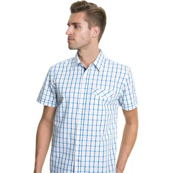 Pánská košile Košile s krátkým rukávem Big Star 141658 Blue-422 XL