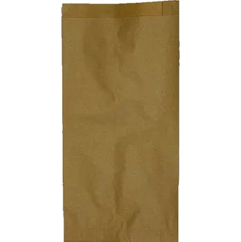 Sáček na potraviny sáček papírový kupecký 1kg, 140+40x270 mm - hnědý (2000 ks/balení)