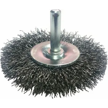 Drátěný kartáč GLOB Kotoučový kartáč z ocelového drátu na 6mm hřídeli, průměr 65mm (GLOB-SZ-DRUT65-010-06)