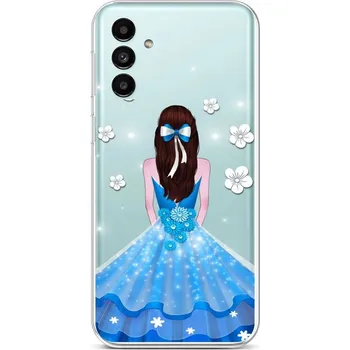 Pouzdro na mobilní telefon Kryt Samsung A13 5G Blue Princess (obal neboli pouzdro na Samsung A13 5G)