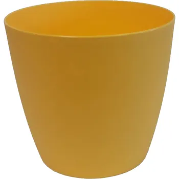Obal na květináč Obal ELLA - matná žlutá 11 cm