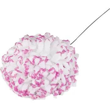 umělá květina Chryzantéma vosková - bílorůžová