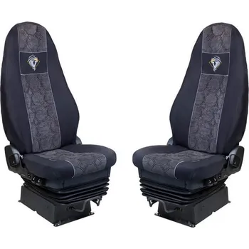 Potah sedadla Autopotahy textilní pro VOLVO FH 2002-2008, černo-šedá barva (č. 28)