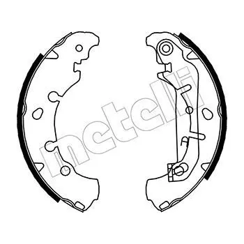Auto-moto Sada brzdových čelistí METELLI 53-0136