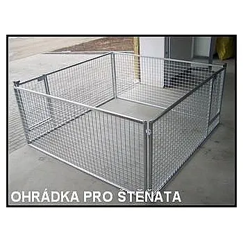 klec pro psa Ohrádka pro štěňata - díly díl o délce 1 m - s dvířky