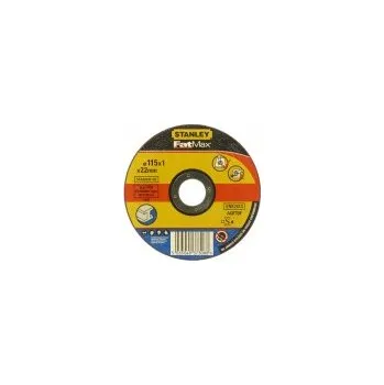 Řezný kotouč Řezný kotouč na ocel, plochý, 125 x 1,0 mm, Stanley, STA32637