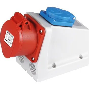 Elektrická zásuvka Zásuvka nástěnná 16A/5P +230V