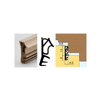 Těsnění do okna a dveří SC 312 silikonový profil (bílá / 50m)