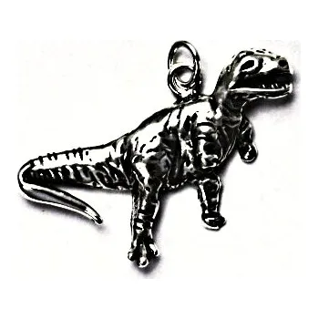 Přívěsek Stříbrný přívěsek dinosaurus tyrannosaurux rex - P184 (Stříbrný přívěsek rexe)