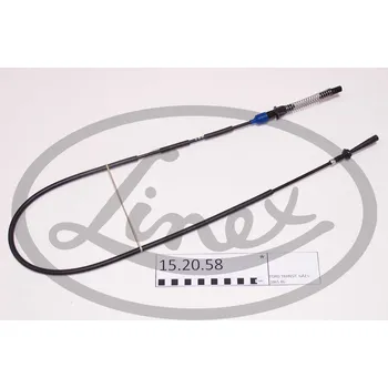 Lanko parkovací brzdy Lanko plynu, 6721491, LINEX, 15.20.58