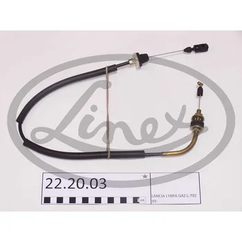 Lanko parkovací brzdy Lanko plynu, , 46524128, LINEX, 22.20.03