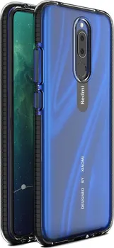 Pouzdro na mobilní telefon MG Spring Case pro Xiaomi Redmi 8A/Redmi 8 čiré/černé