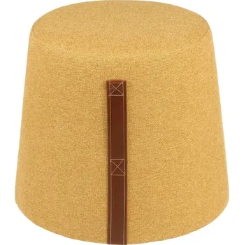 Taburet Žlutý látkový taburet Somcasa Martin 45 cm