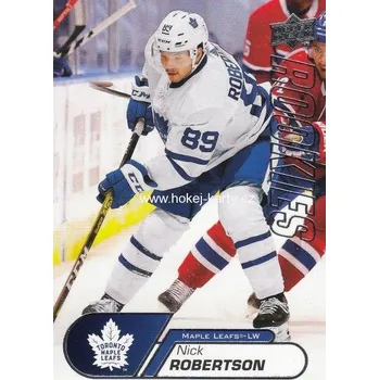 Sběratelská karetní hra insert RC karta NICK ROBERTSON 20-21 NHL Rookie Box Set Rookies číslo 4