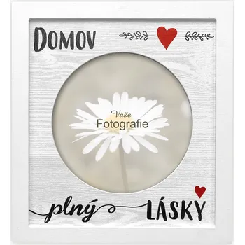 Obraz Nekupto Fotorámeček čtvercový - Domov plný lásky