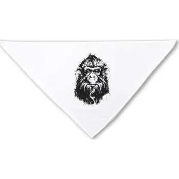 Šátek Nákrčník/bandana s potiskem Old Monkey (Šátek)
