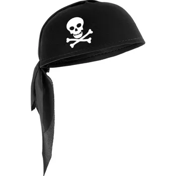 Karnevalový doplněk Pirátská čapka Barva: černá