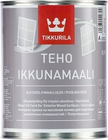 Tikkurila Teho Ikkunamaali 0,9l Odstín TVT: Bílá (báze A)