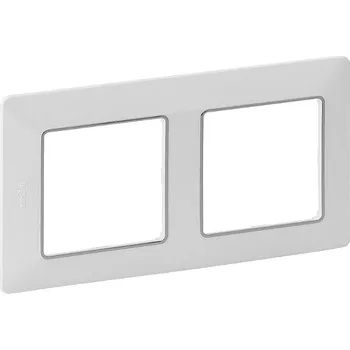 754032 Rámeček Valena Life, 2P, bílá chrom, Legrand