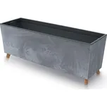 Truhlík s vkladem CORBI III 77 cm tmavě šedý