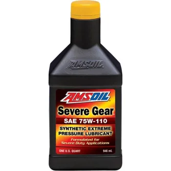 Převodový olej Plně syntetický převodový olej AMSOIL Severe Gear 75W-110 Synthetic Gear Lube 946 ml (1 quart)