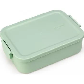 Svačinový box Brabantia MAKE&TAKE MEDIUM Obědový box 20x13,5x5,5 cm - nefritově zelená