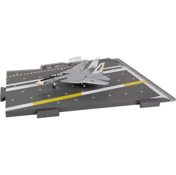Plastikový model Forces of Valor - Grumman F-14B Tomcat s palubou lodi, US NAVY, USS Enterprise, VF-142 "Ghostriders", sekce #K , 1/200