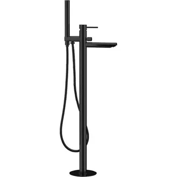 Vodovodní baterie Sanjet Baterie RONDO BLACK vanová do podlahy (S20678NO)