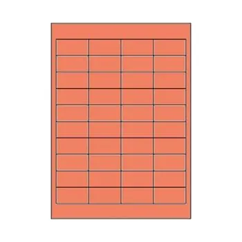 Speciální papír Samolepicí etikety 48,5 x 25,4 mm, A4 - červené (100 ks)