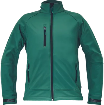 pracovní bunda Cerva Bunda CHITRA pánská softshellová tmavě zelená XL