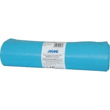 Pytle na odpadky pytle na odpad 120 l modré 25 ks středně silné / 70 x 110 cm HDPE 23 my