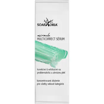 Pleťové sérum Soaphoria MIRACLE MULTICORRECT KOREKČNÍ & EXFOLIAČNÍ SÉRUM PRO PROBLEMATICKOU A AKNÓZNÍ PLEŤ varianta: 30ml