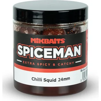 Mikbaits Spiceman Boilie v Dipu - Chilli/Squid - 24mm/250ml