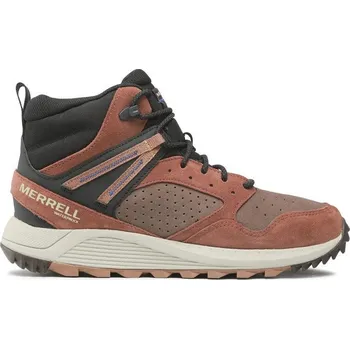 Pánská sportovní obuv Merrell kotníkové Wildwood Sneaker Mid WP hnědé 43,5