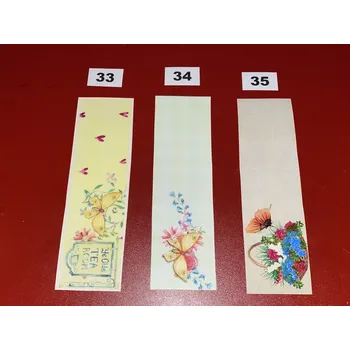 Doplněk ke knize HandMade by VeJa Záložka do knih - květiny č.33 - 35