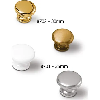 Nábytkové kování 870 - 002 bílá, 30 mm