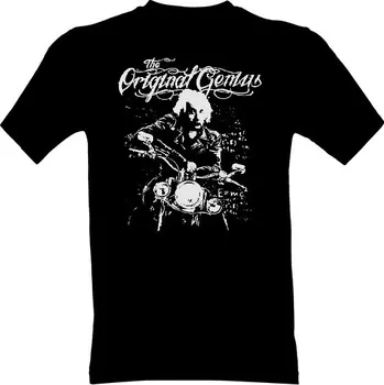 Tričko s potiskem Einstein motorkář pánské