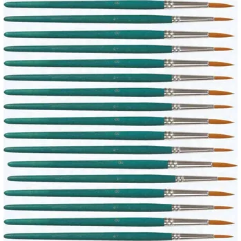 Umělecký štětec Others Štětec pro akryl, olej, temperu a hedvábí, kulatý 20146 - vlas syntetický Velikost: č. 2/0