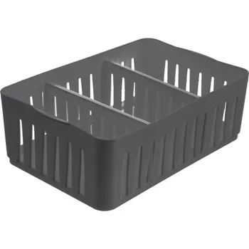 Organizér galanterie Orion 731616 košík 24,5 x 16 x 8,3 cm šedý