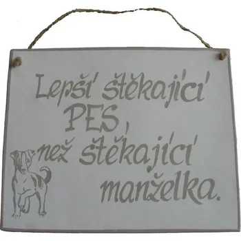 Domovní číslo PSÍ CEDULKA XXL ŠTĚKAJÍCÍ MAN(R)ELKA + extra výběr z 4000 produktů